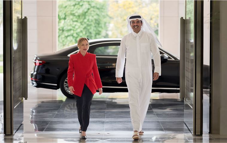 Qatar and Italy call for de-escalation and energy security